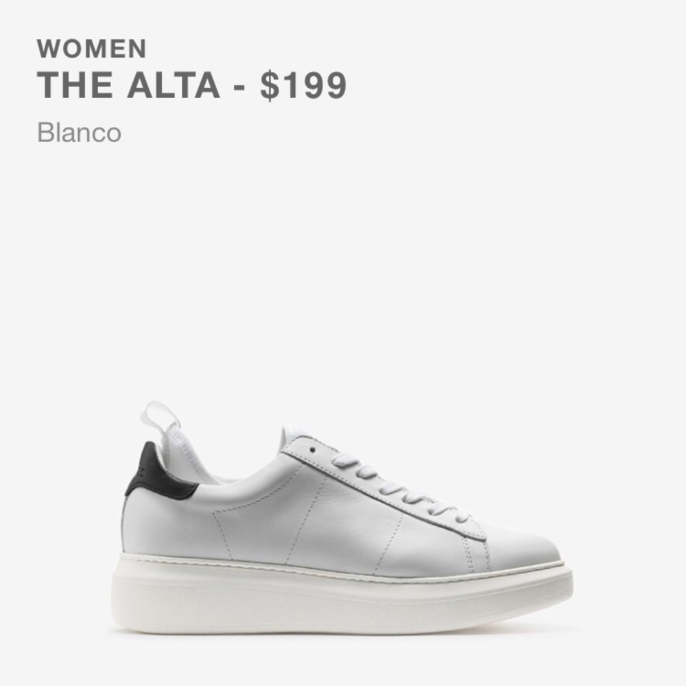 Greats The Alta Sneaker in Blanco